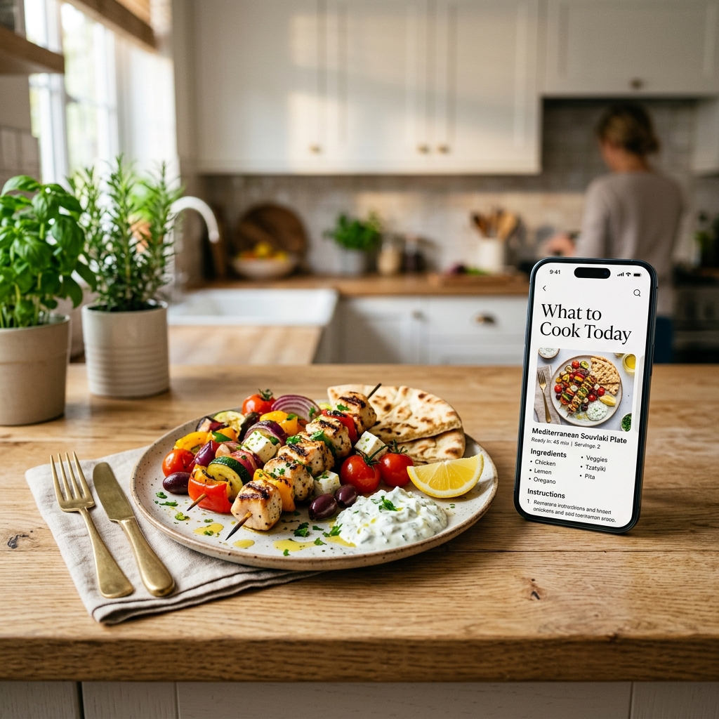 Delicious Food and App Interface
