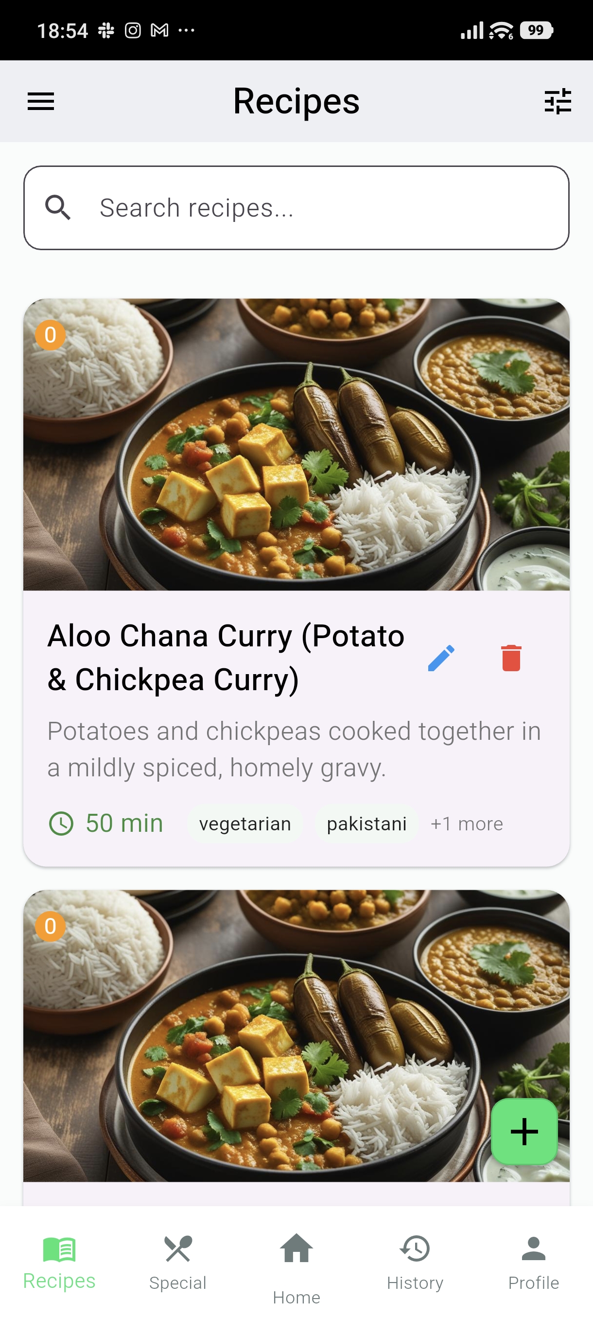 Recipe Manager